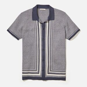 Marine Layer Ethan Sweater Button-Down Shirt